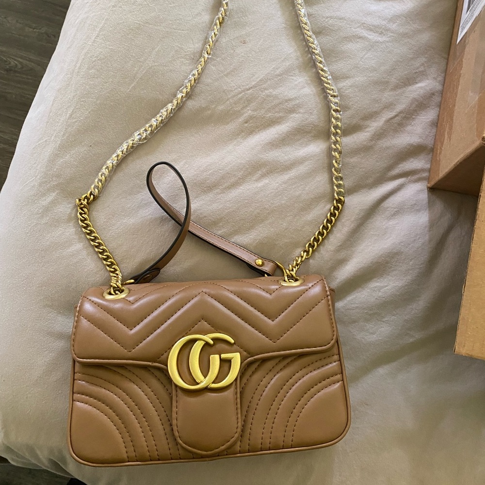 Patent leather bag